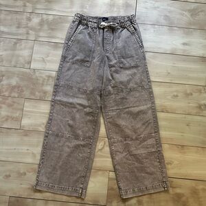 GAP High Rise Wide-Leg Drawstring Denim